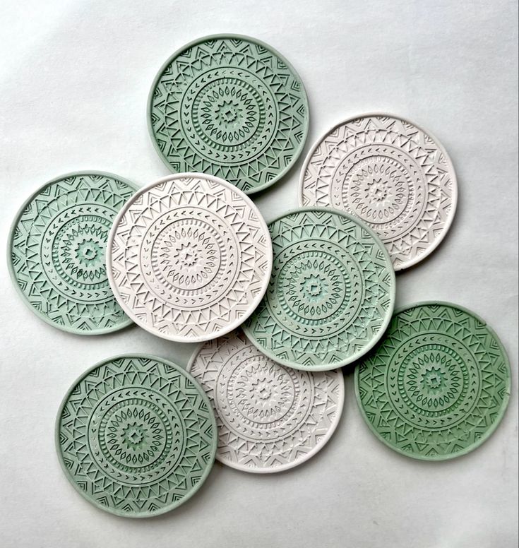 Sottobicchieri Mandala - Set da 6